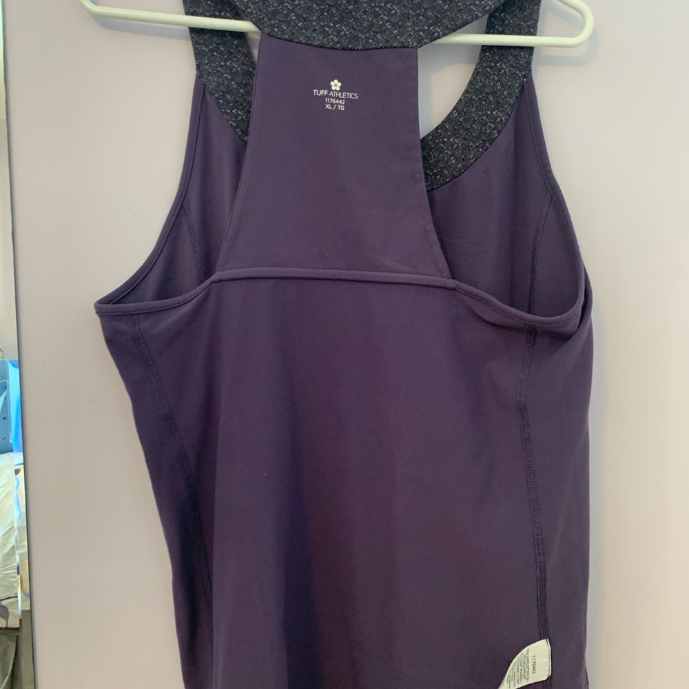 Tuff Purple Racerback Tank - Picture 3 of 4
